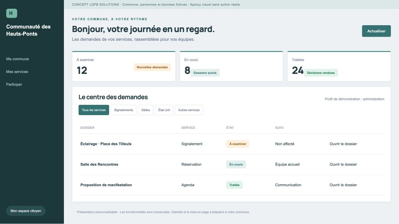 Illustration du service : Espace agents — Mairie Suite